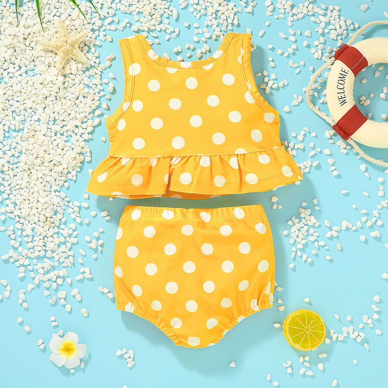 Conyson Hot Sale Baby Kids Girl 2Pcs Swimsuit Summer Beach Clothing Set For Water Sports Baby Girls Bikini Swim Dress Swimwear