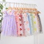 Korean Mesh Dot Sleeveless Children Princess Dress Kids Clothing Kids Clothes Girl Dress For Baby Girl