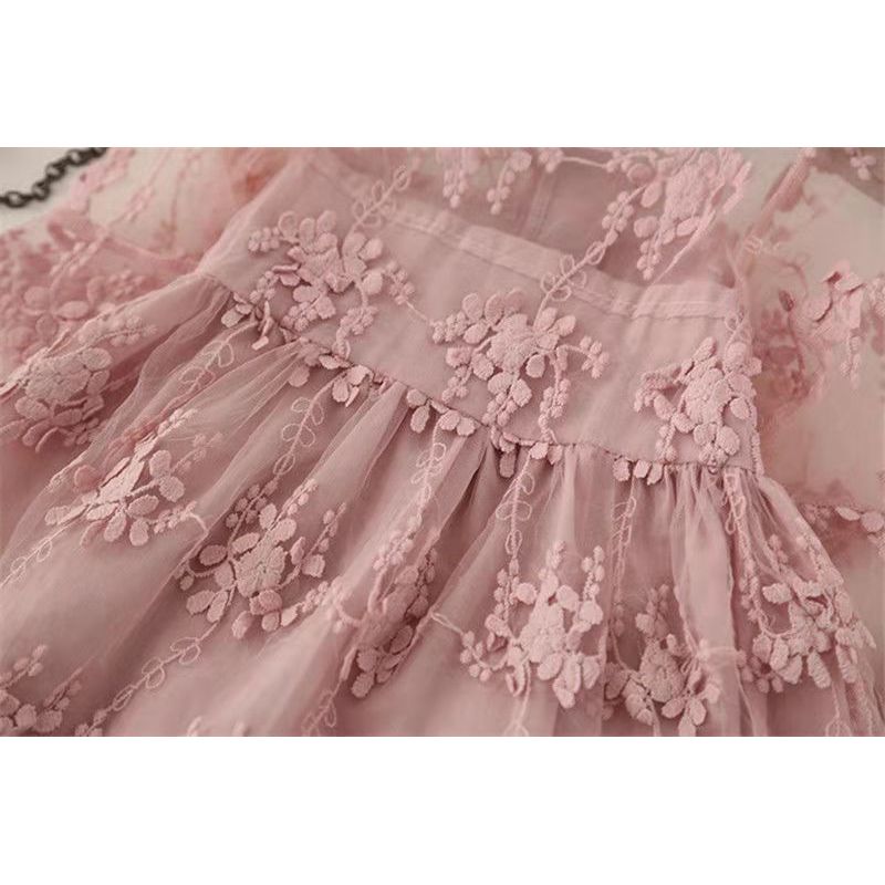 Hot Casual Baby Dress Girl Latest Summer Designs Girls Lace Baby Dress Birthday Party Girls Frock