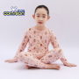 Conyson OEM ODM High Quality Spring Girls Cotton Breathable Long Sleeve Animal Cartoon Print Kids Pajamas