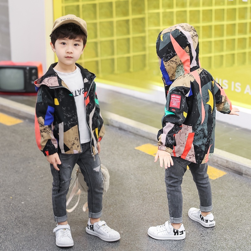 New Trend Autumn Spring Kids Jacket Boy Soft Jacket Outerwear Kids Clothes