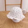 Baby Bucket Hat Cute Bear Ear Newborn Panama Hat Solid Color Cartoon Outdoor Beach Kids Baby Boy Girl Sun Hats