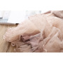Girl Tulle Dress Long Sleeve False Two Pieces Fluff Vest Princess Skirts Kids Keep Warm Tutu Prom Party Clothing