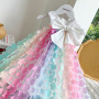 Conyson Wholesale Kids Clothes Summer Sleeveless Baby Little Girls Flower Printed Digital Casual Princess Children Fashion Dress