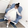 Hot Sale Latest Design Princess Long Sleeve Baby Girl Summer Flower Girl Frock Dress For Kids Girls