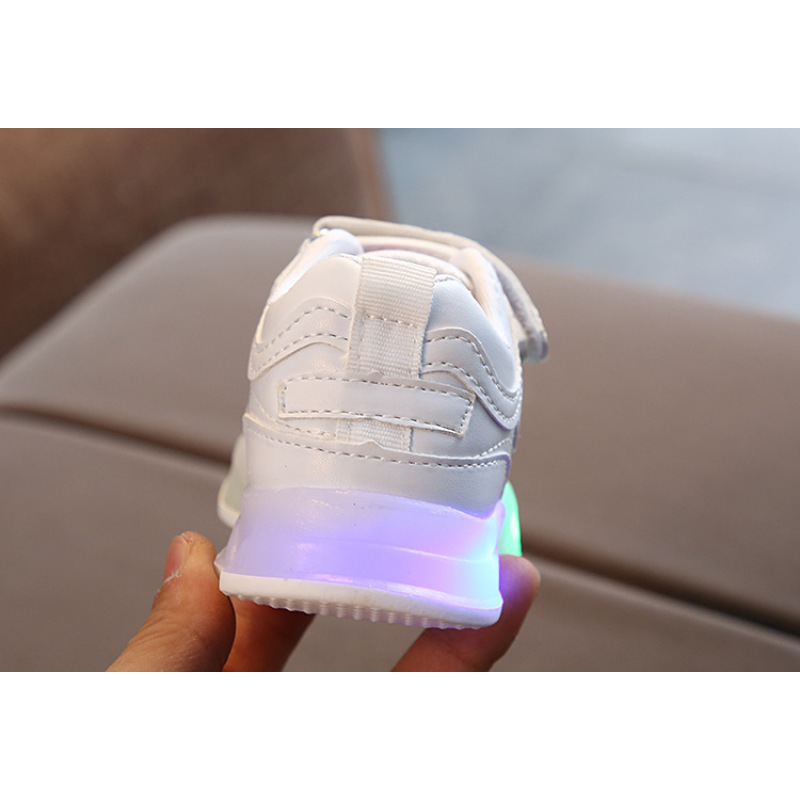 Conyson Children LED Sneakers With Light Up sole Baby Led Luminous Shoes for Girls Glowing Lighted Shoes for Kids Boys tenis