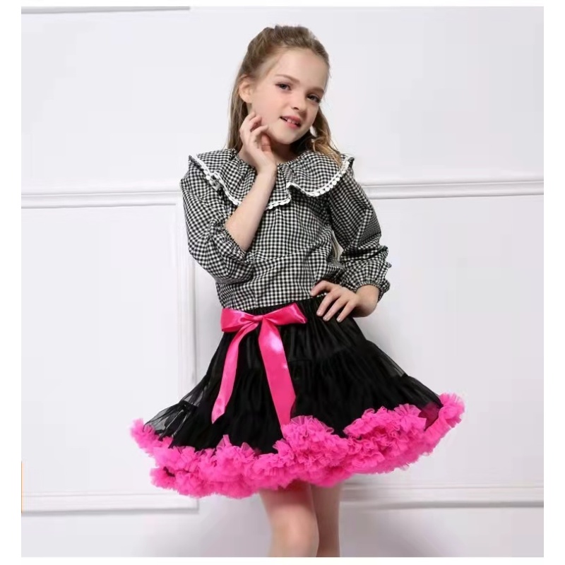 Conyson Wholesale Summer Tutu Skirt Fluffy Children Ballet Skirts Party Princess 1-5 Years Old Girl Tulle Clothes Dresses