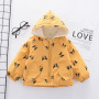 Factory Supply Warm And Soft Hooded Zipper Kid Cartoon Coat Kids Girls Jacket Children Winter clothing