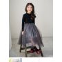 Conyson Wholesale Spring Clothing 3-15 Years Kids Long Sleeve Mesh Ballet Tulle Children Pink Dance Tutu Girls Dresses