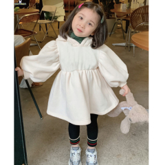 Conyson wholesale korean fashion boutique designers toddler Baby kids Girl cotton clothes Long Sleeve fall Winter dress clothing