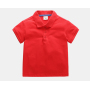 Wholesale High Quality Solid Color Casual Polo Shirt Cotton Children Polo Shirts Customized Short Sleeve Polo Shirt