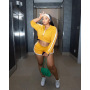 Hot Sale High Quality Summer Custom Jumpsuits Plus Size Jacket Gym Wear Zipper Sweatsuit Puff Cozy Jogger 2 Pieces Women Set