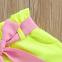 Conyson Wholesale Fashion Boutique Sleeveless Ruffle Cute Top Shorts Summer Girl Clothing Suits Summer Short 3pcs Outfits