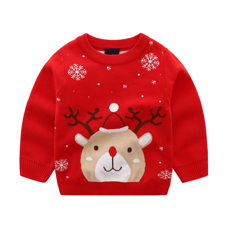 Knitting Patterns Baby Boy Designs Christmas Sweater Fashion Trend Sweaters Christmas Deer Print Boys Sweaters