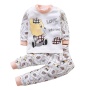 Wholesale Breathable Long Sleeve Kids Sleepwear Cotton Kids Cartoon Pyjamas Korean Kids Pajamas Set