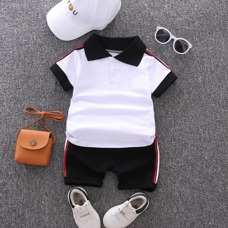 Hot Children Clothing Summer Baby Boy Clothes Shirts Shorts Kids Set 2021 Fashion Kid Boys Clothes Shirts+ Shorts 2pcs Baby Boys