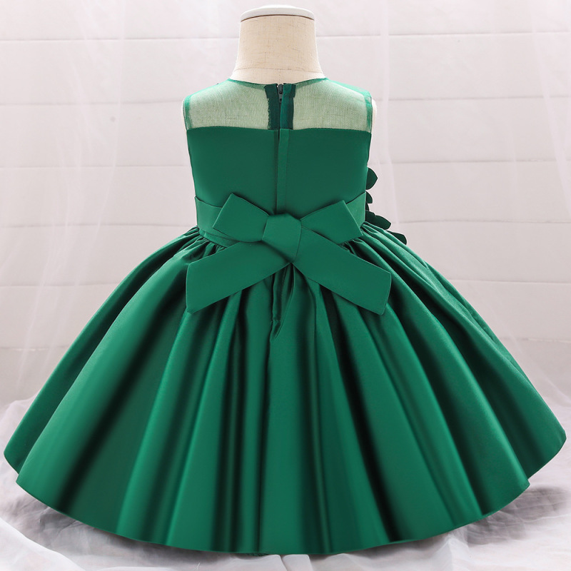 CONYSON rts hot sale korean boutique fashion toddler baby kids big girls birthday clothing princess flower night party dresses