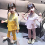 New Style Cute Outfits Toddler Clothing Sets Long Sleeve T Shirt + Trouser Two Piece Children's Clothing