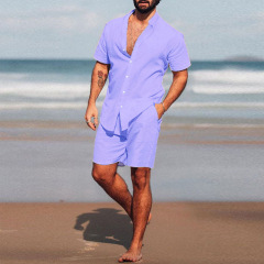 New 2023 Jogger Custom Logo Casual Sweatshirt Lounge wear Vintage Designer Stacked Beach Clothing 2 Pieces Short Men Sets