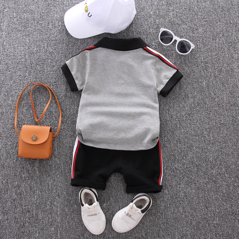 Hot Children Clothing Summer Baby Boy Clothes Shirts Shorts Kids Set 2021 Fashion Kid Boys Clothes Shirts+ Shorts 2pcs Baby Boys