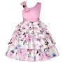 Hot Sale Baby Girls Dresses Wholesale Summer Children Clothing New Baby Girl Party Cotton Printed Princess Girls Dress