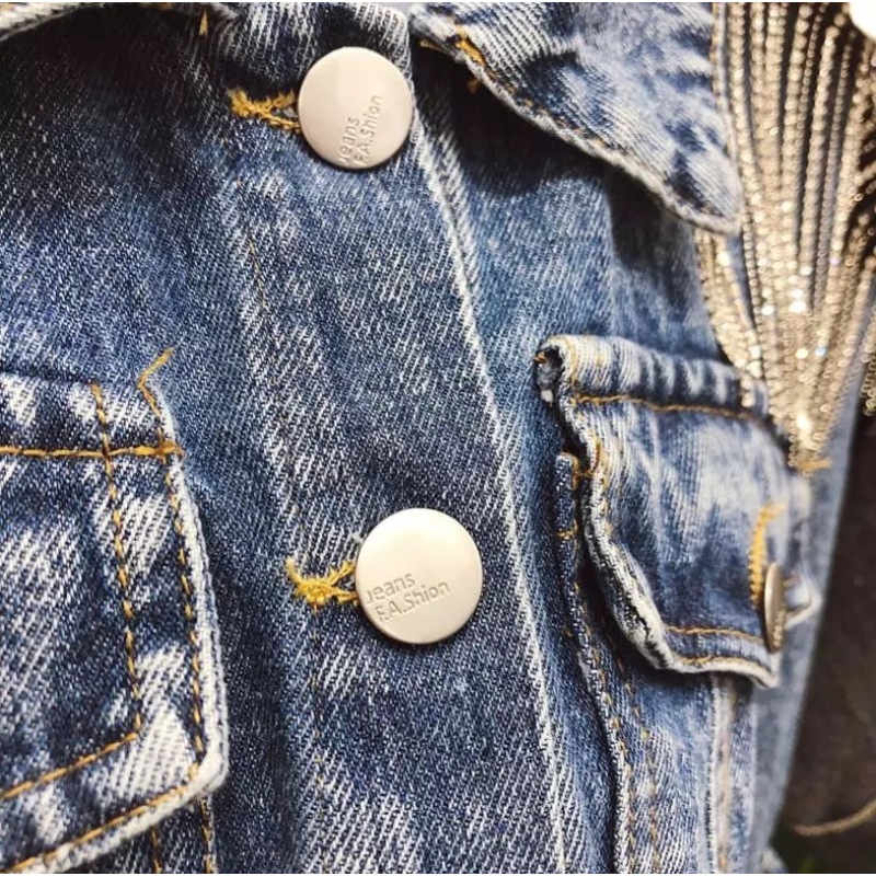 Spring Autumn New Fashion Children Coat Vintage Short Kid Denim Jean Jacket Top For Girl