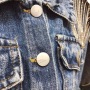 Spring Autumn New Fashion Children Coat Vintage Short Kid Denim Jean Jacket Top For Girl
