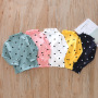 New Fashion Hot Sale 4 colors cheap Price cotton long sleeve girls Love dots print high wave collar sweater base shirt