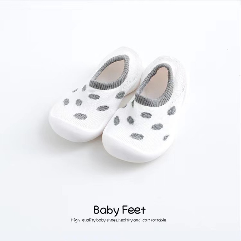 Conyson Wholesale Cute New Born 1-3 yrs Organic Cotton Anti Slip Leopard Indoor Floor Infant Girl Boy Baby Sock Toddlers Shoes
