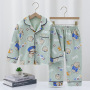 Casual Long Sleeve Winter Cartoon Knitted Pajamas Baby Kids Girls' Sleepwear Pjs Pyjamas