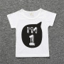 Conyson hot sale Fashion boutique Children's baby Korea kid print number low moq shirt wear Summer boy Girl clothing Top T-shirt