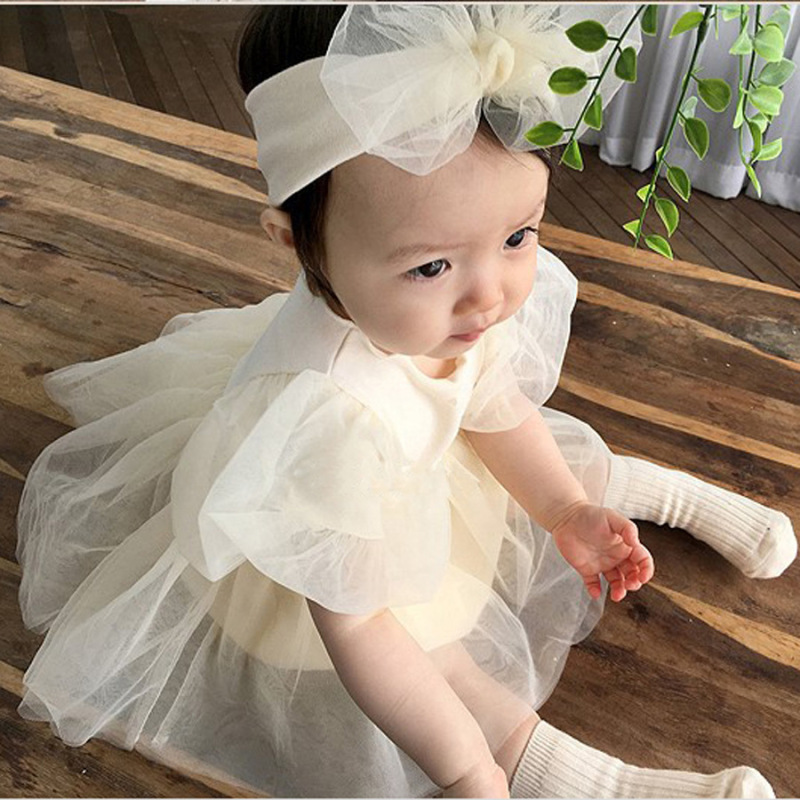 Conyson Wholesale Summer Fashion Dusty Pink Ruffled Princess Birthday Mesh Tutu Baby Girls Party Dresses
