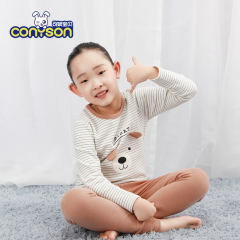 2019 winter kids cartoon pajamas sleepwear  for children Kids unisex pajamas set  AL10986