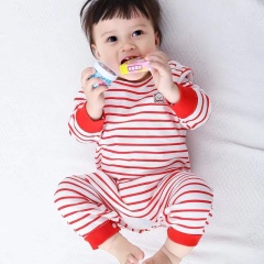 Conyson Wholesale Newborn Children Clothing Vintage Organic Pure Cotton Long Sleeves Stock Lot Cute Cartoon Baby Rompers