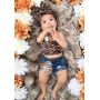 Children Sport Suit New Leopard Print Cotton Summer Baby Girls Sets Baby Girls Clothes Sleeve Shirt Leopard Sets Clothing