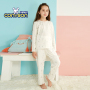 Wholesale Custom Cartoon Printed Long Sleeve Children Pajama Set Kids Designer Pajamas Kids Pjs Pyjamas