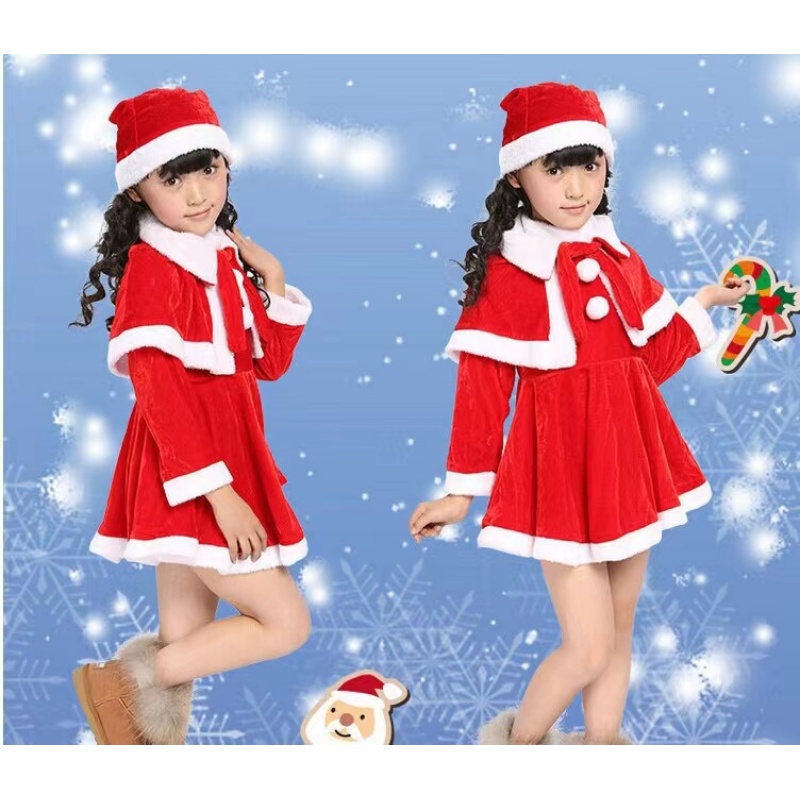 Conyson Children's Christmas Santa Claus dresses Tree Pieces Set Santa Claus clothes Suit Baby Kids Christmas Clothes Set