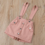 Fashion 2pcs Kid Girls Outfit Sets Casual Summer Girl Clothes Set Flying Sleeve Top Suspender Shorts 2pcs Suit Casual Kids Set