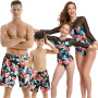 Conyson Custom Summer Family Couples Matching Outfit Dad Mom Baby Boys Girls Women Man 2pcs Kids Clothes Parent-child Swimsuit