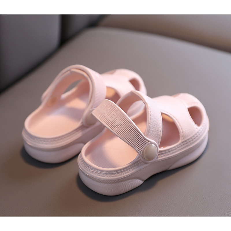 Conyson Summer New Baby Hole Shoes Children Non -slip Soft Floor Old Boys Girls Beach Sandals 1-5Y Unisex Slippers