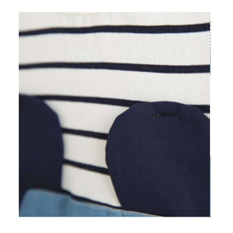 Wholesale Cute Cartoon Striped Toddler Girls Dresses Kids Girl Cotton Long Sleeve Dress