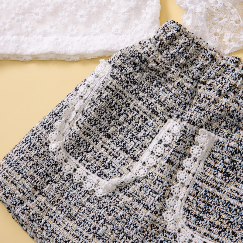 Conyson Wholesale Children Beautiful Girls Clothing Sets Spring And Autumn Clothes Long Sleeve Little Girls Kids Two Piece Sets