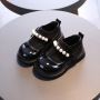 Conyson high quality kids spring autumn Korean fashion boutique designer baby school normal girls Outdoor princess leather shoes