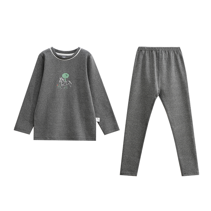 Conyson Hot Sale Winter Long Sleeve Kids Animals Tales Printing Boys 2Pcs Child Sleepwear Set Pajamas for Boys