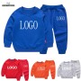 Conyson Wholesale Spring Custom Logo Baby Boys Customize Fashion Boutique Cotton Pants 2pcs Kids Girls Clothing Sets