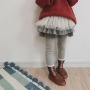 Girl Cotton Gradual Change Gauze Tutu Skirts Leggings Casual Patchwork Spliced Pants Baby Clothing
