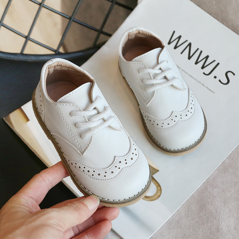 Conyson New Spring Autumn Children Leather Shoes for Boys Girls Casual Shoes Kids Soft Bottom Casual Outdoor Shoes Baby Sneakers