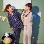 Conyson Wholesale Spring Clothes Long Sleeve 100% Cotton Flower Animal Print Unisex Baby Boys and Girls Sleepwear Pajamas Kids