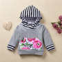 New Style Baby Cotton Knitting Clothing Sets Floral Print Toddler Baby Girl Clothing Sets Baby Tops+pants 2pcs Sets
