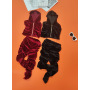 Conyson Latest Spring Velvet New Design Stacking Pants Outfit Kids Girl Autumn Two Piece Set Kids Hoodies Kids Fall Clothing Set